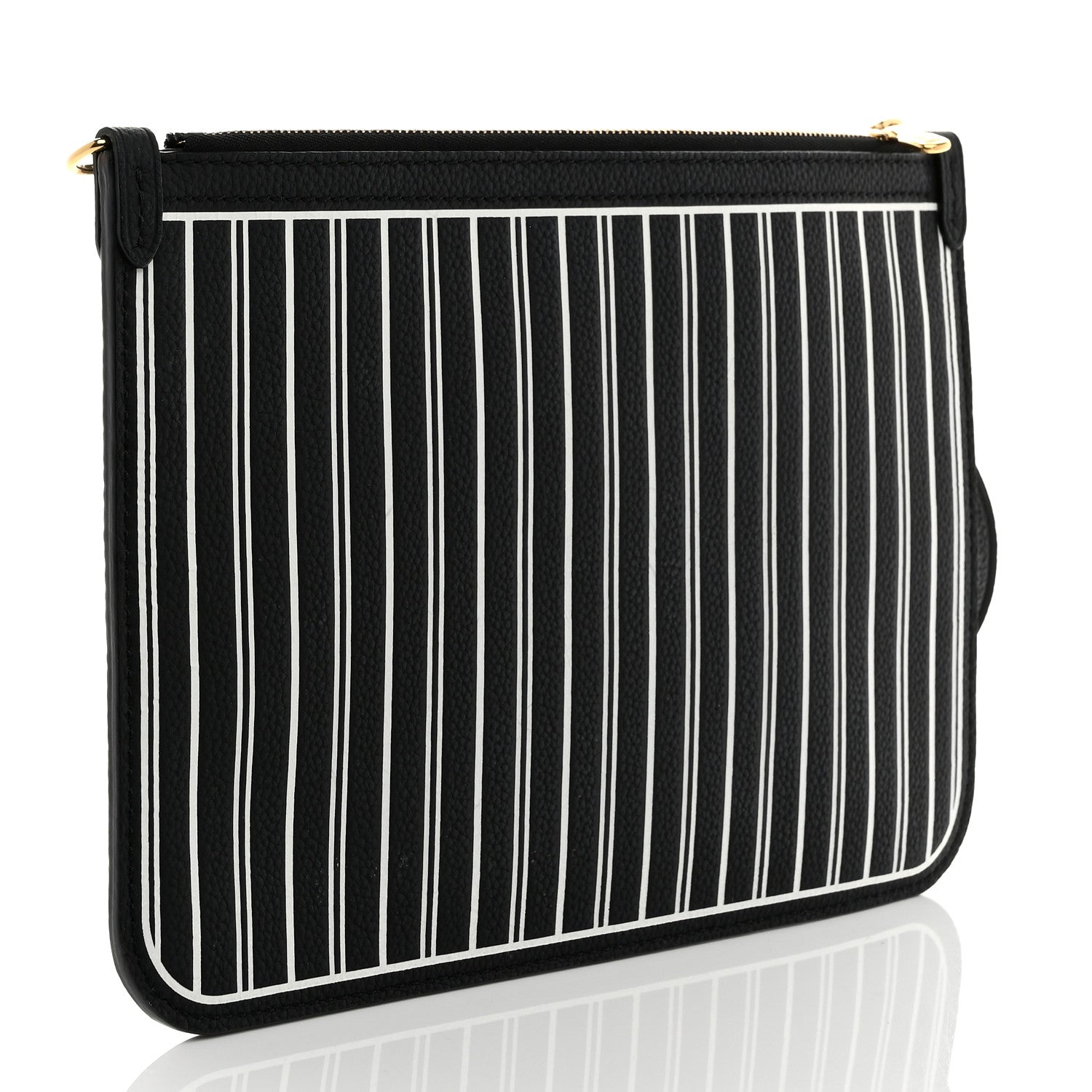 Calfskin Neverfull Inside Out MM Pochette Black