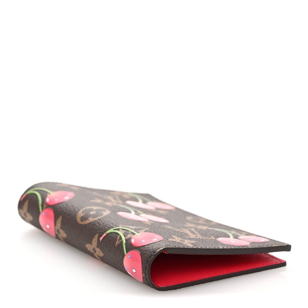LV X TM Monogram Cerises Passport Cover