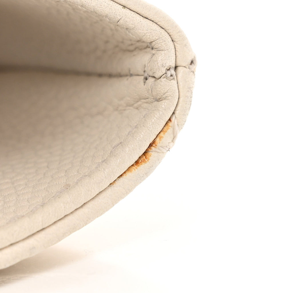 Caviar Quilted Grand Shopping Tote GST White