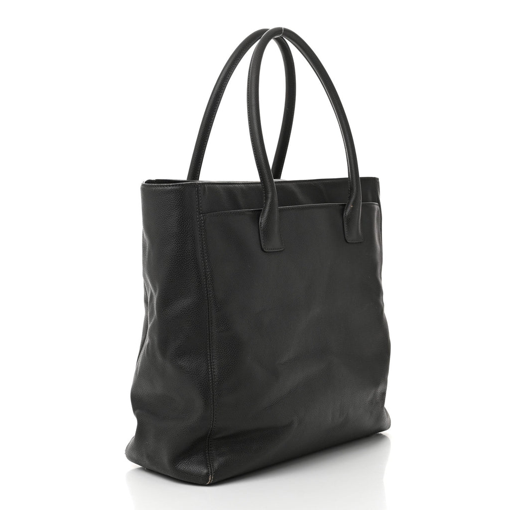 Calfskin Tall Cerf Tote Anthracite