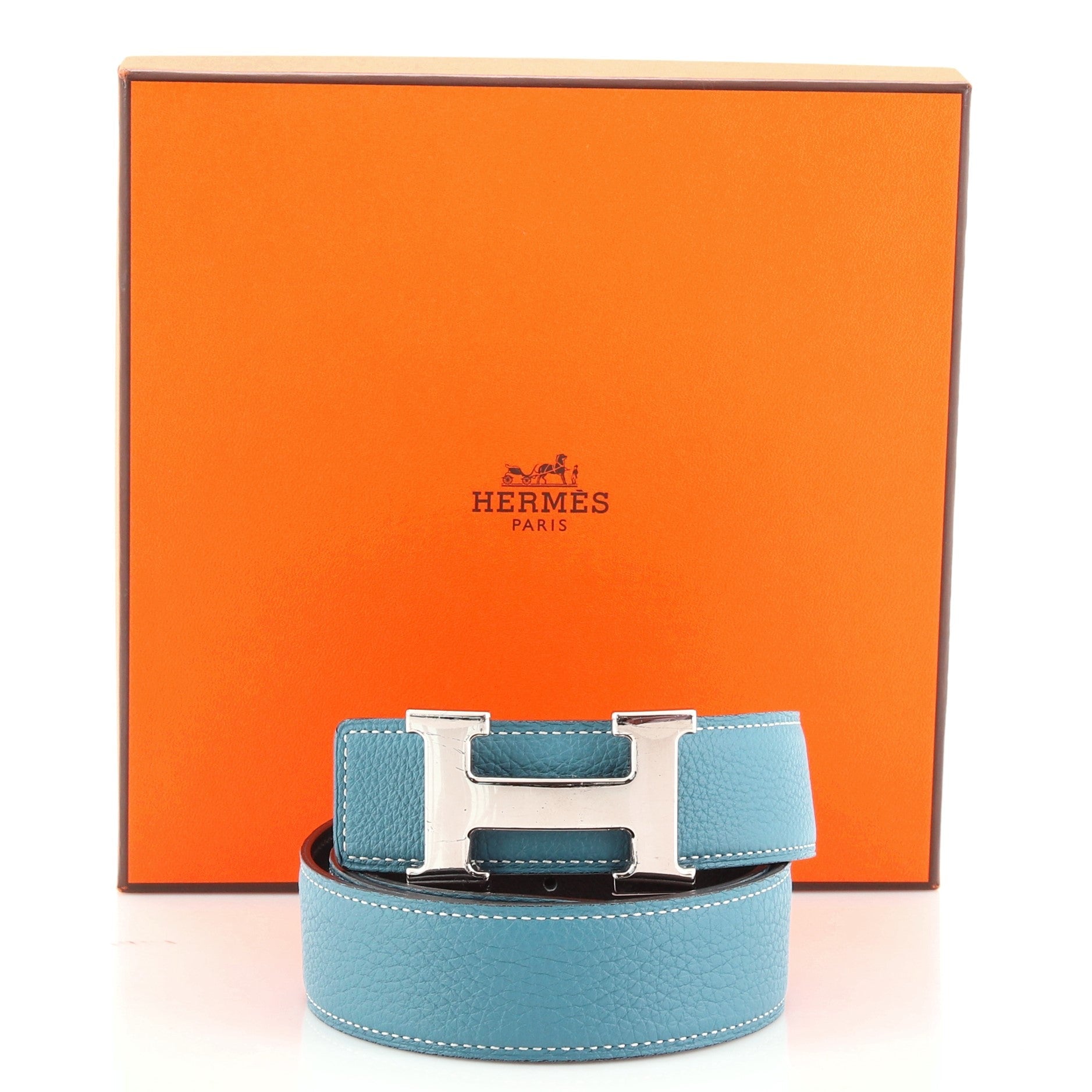 Constance Reversible Belt Leather Medium 85