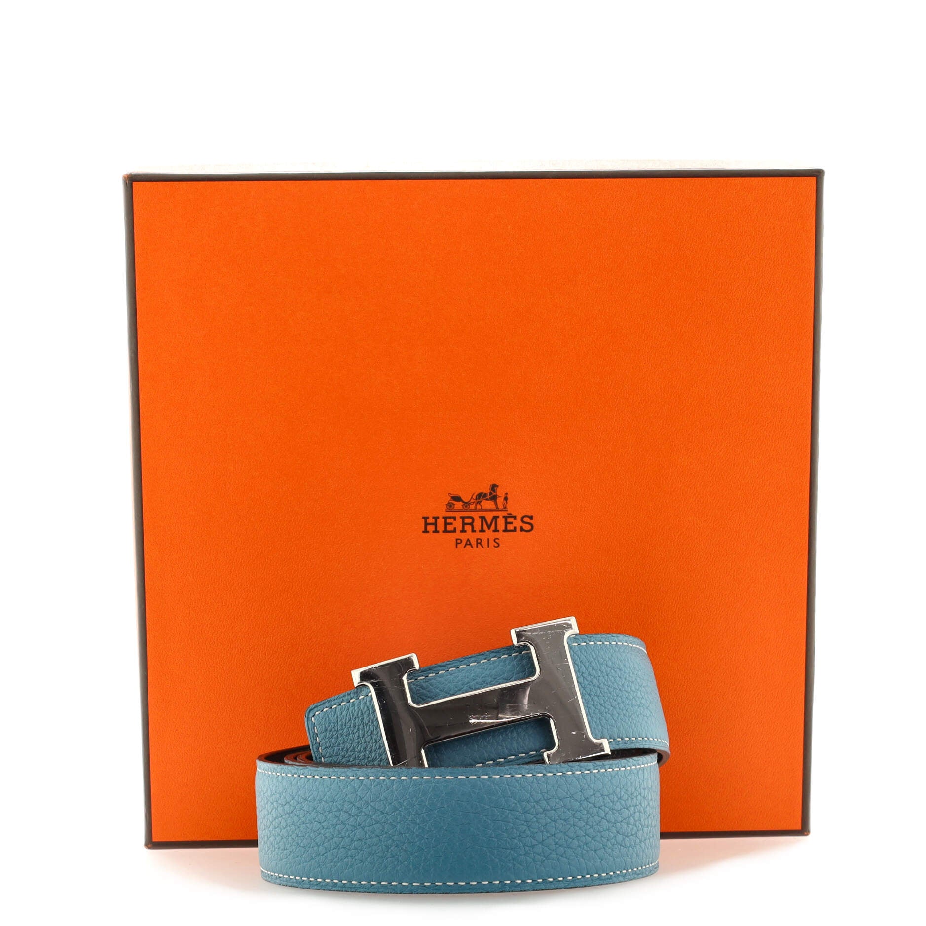 Constance Reversible Belt Leather Medium 85