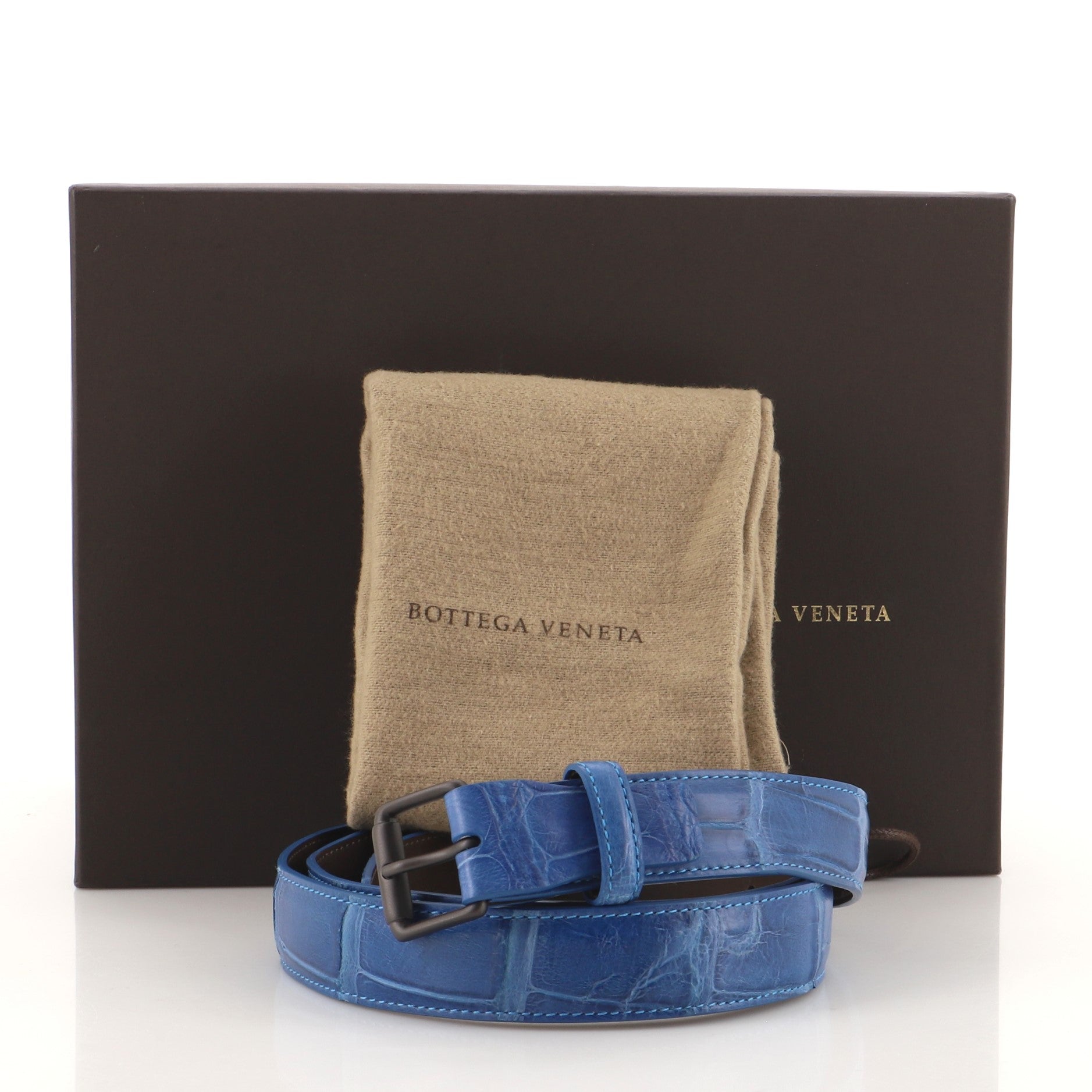 Buckle Belt Crocodile Medium 105