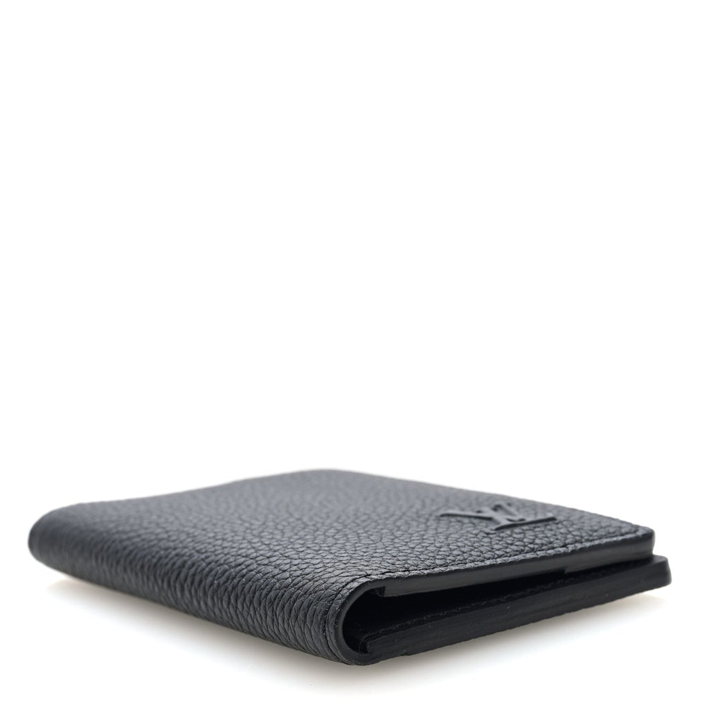 Millesime Calfskin Monogram Pocket Organizer Black