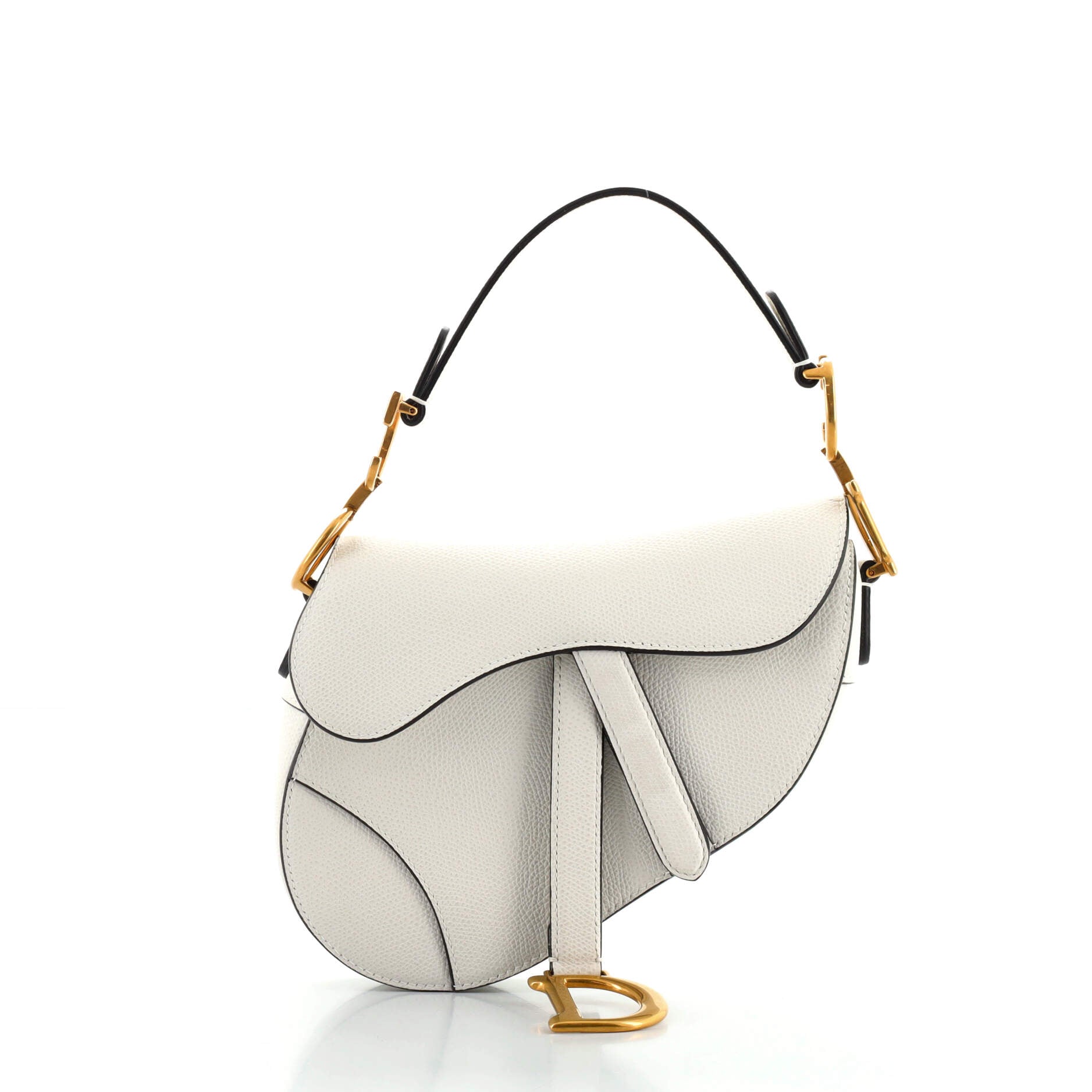 Saddle Handbag Leather Mini