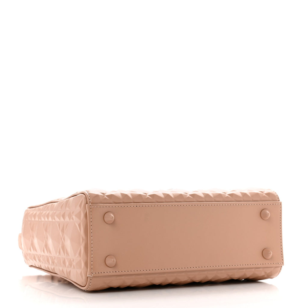 Calfskin Cannage Diamond Small My ABCDior Lady Dior Rose Des Vents