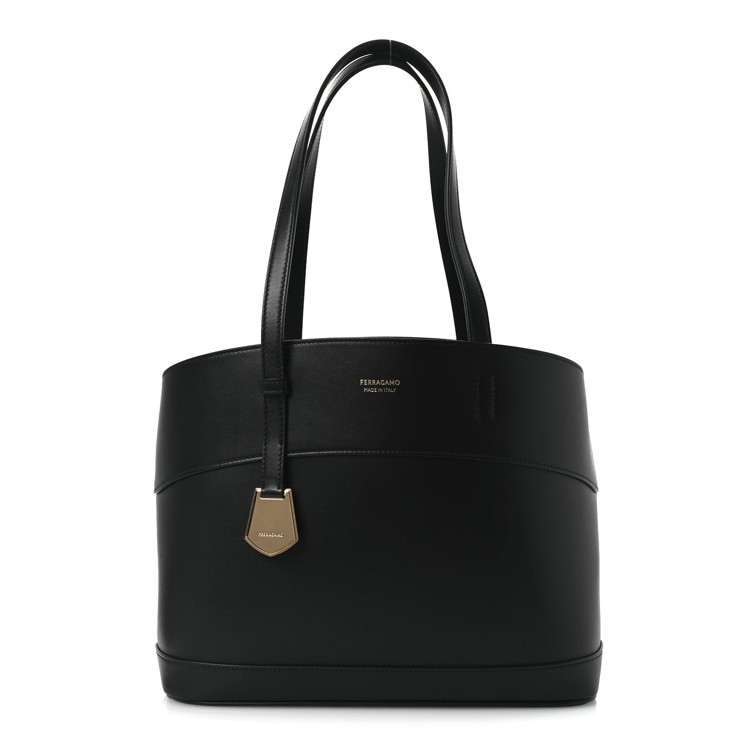 Calfskin Charming Tote Black