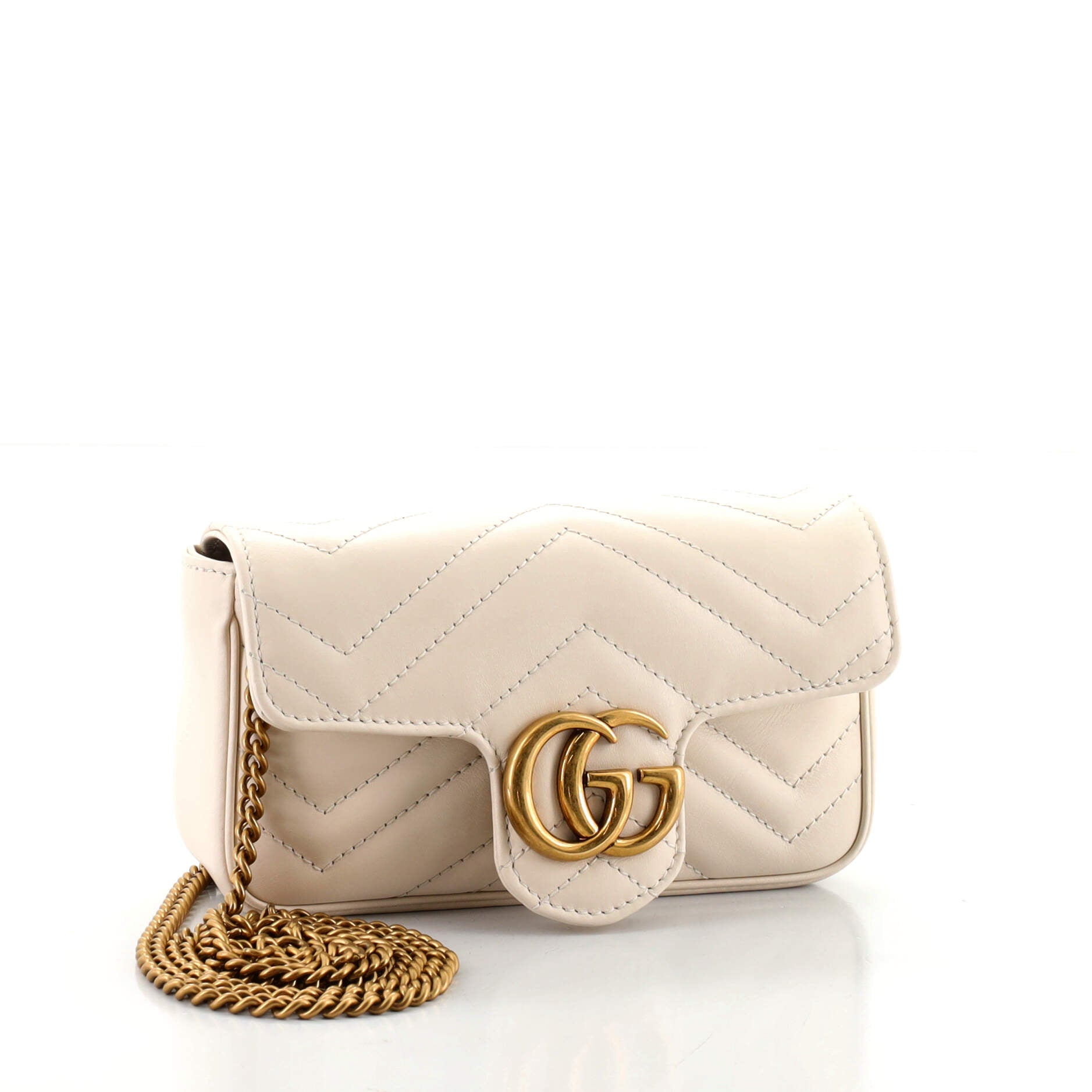 GG Marmont Flap Bag Matelasse Leather Super Mini
