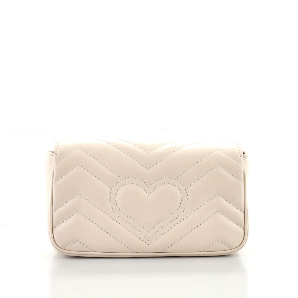 GG Marmont Flap Bag Matelasse Leather Super Mini