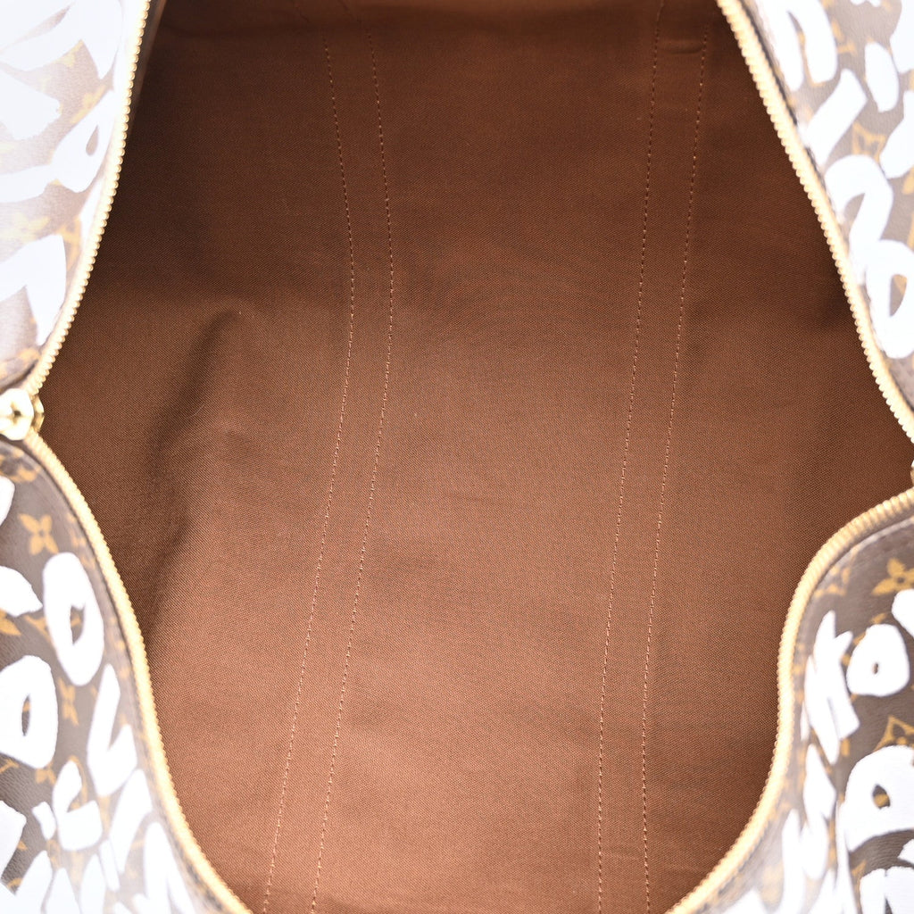 Monogram Graffiti Keepall 50 Silver