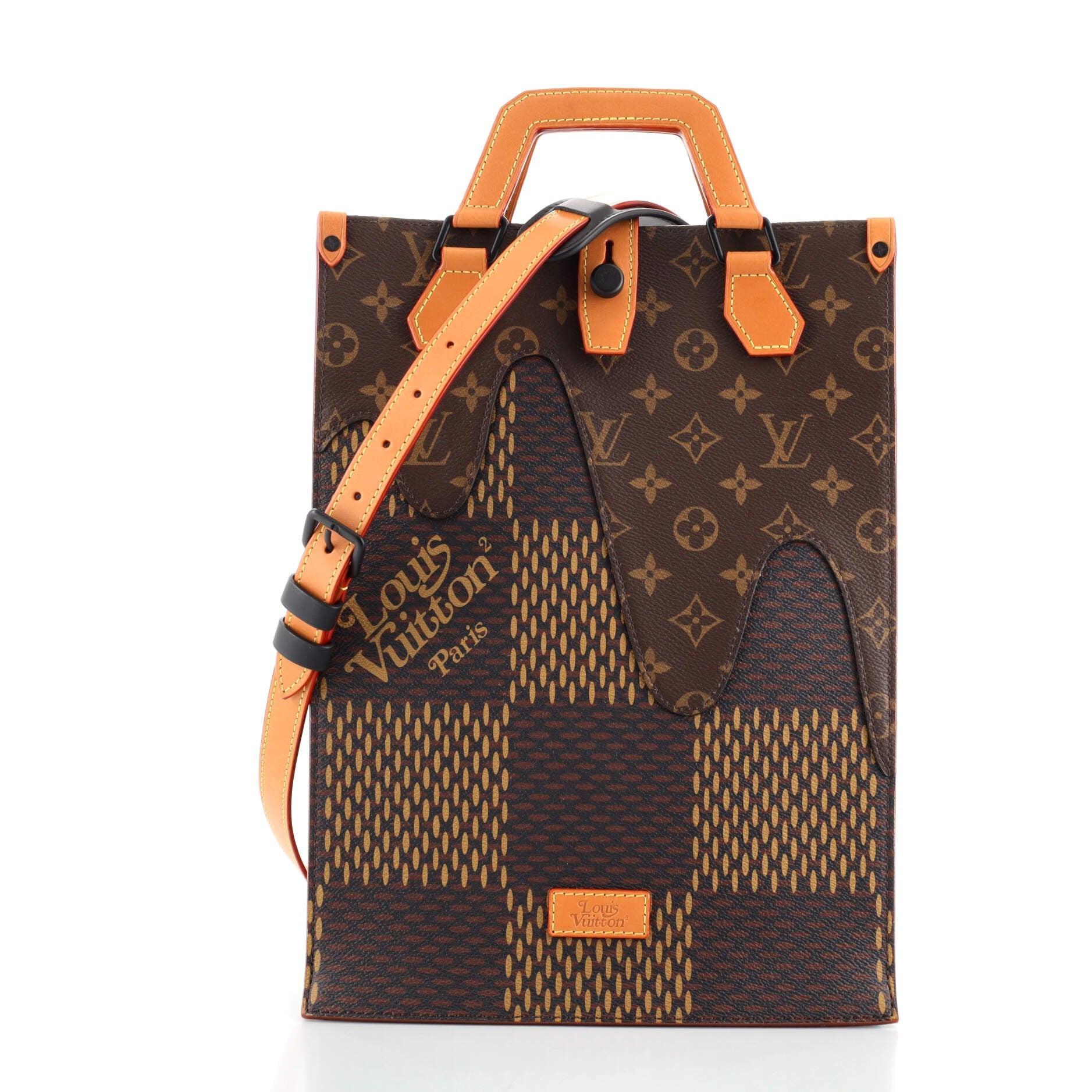 Nigo Tote Limited Edition Giant Damier and Monogram Canvas Mini