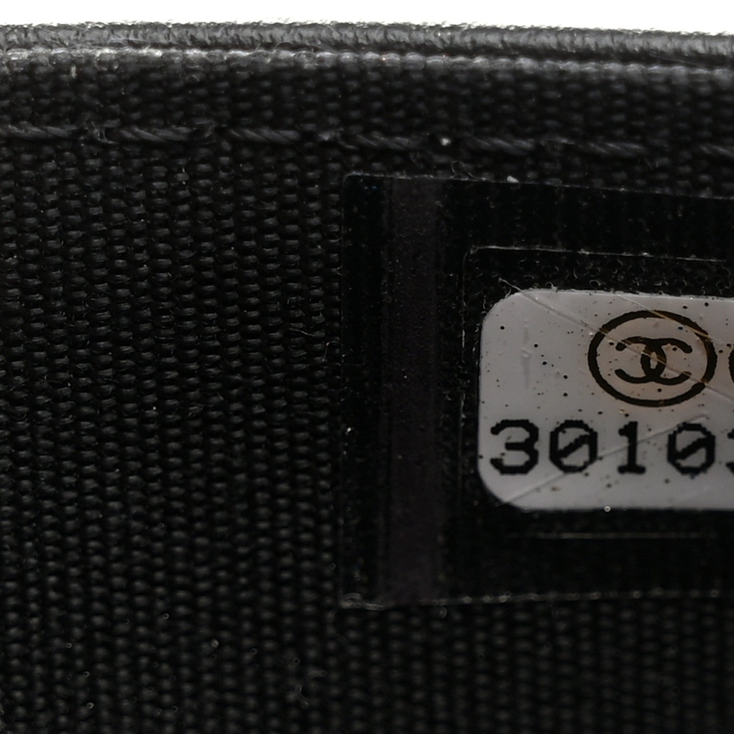 Caviar Quilted Boy Wallet On Chain WOC Black