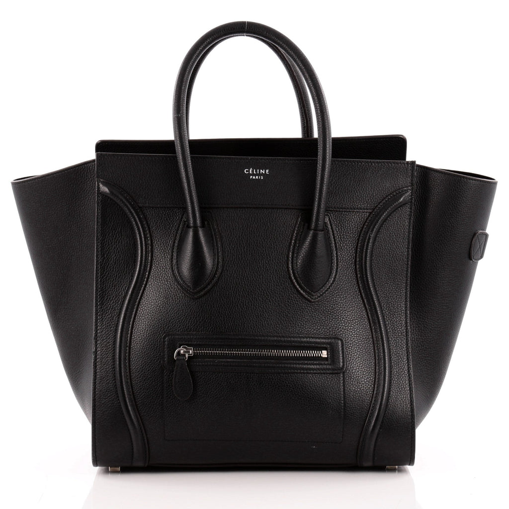 Luggage Handbag Grainy Leather Mini
