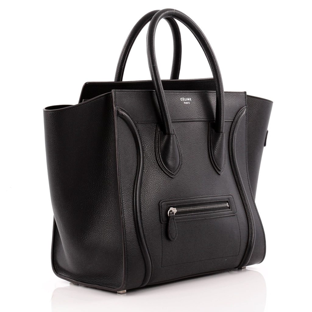 Luggage Handbag Grainy Leather Mini