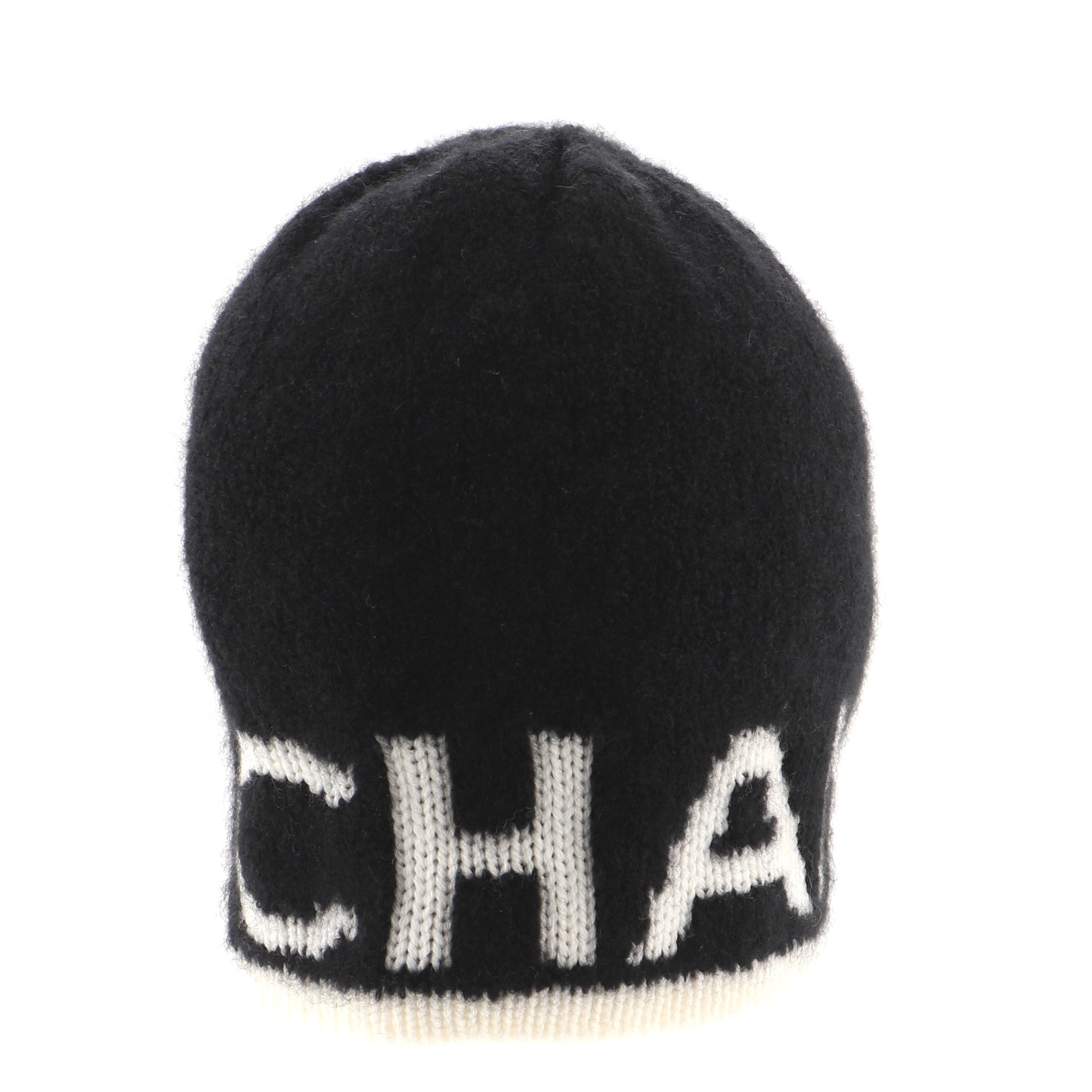 Logo Letters Beanie Cashmere and Wool with Silk XXL