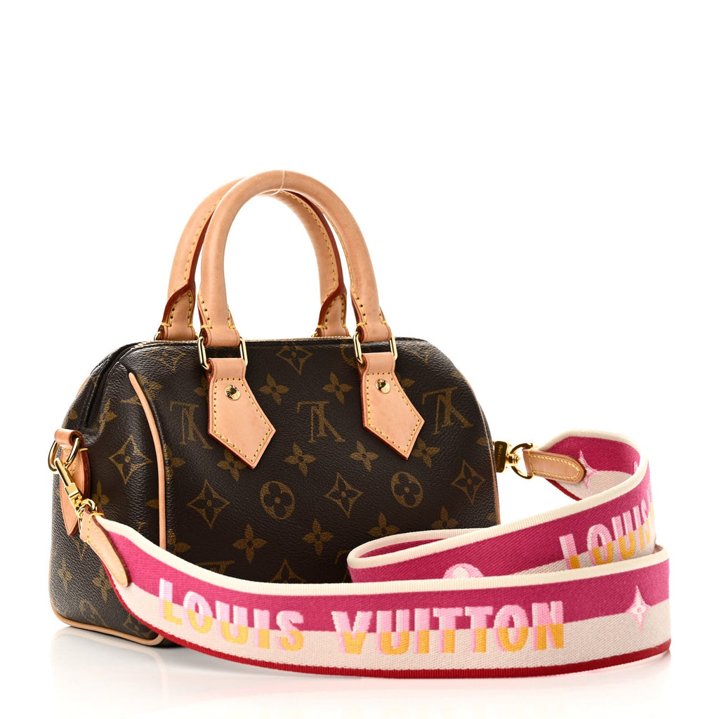 Monogram Speedy Bandouliere 20 Fuchsia