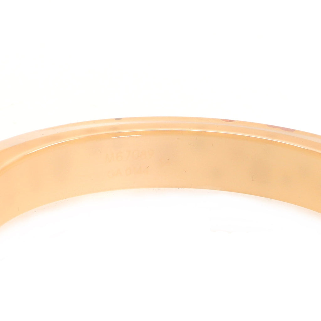 Inclusion Bangle Bracelet Resin with Crystals PM