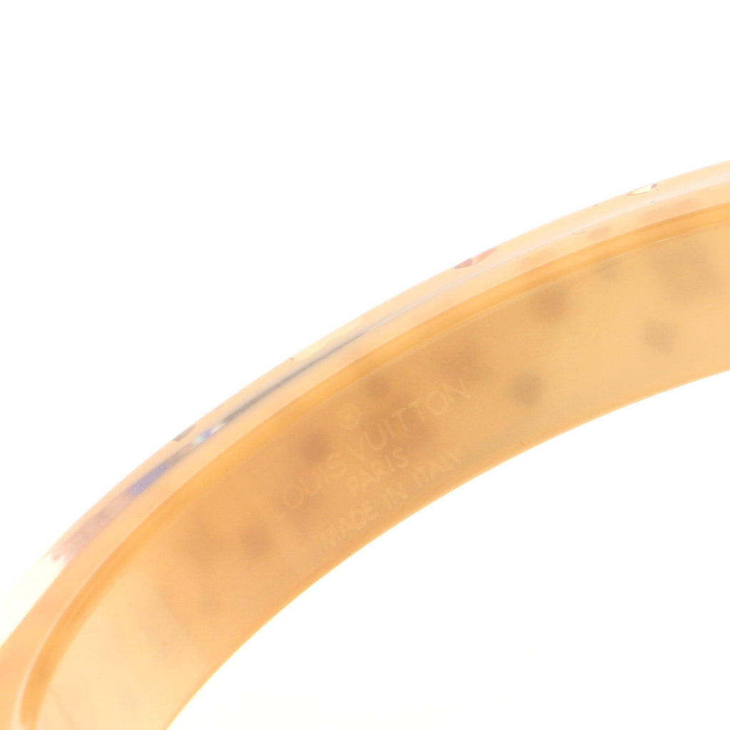 Inclusion Bangle Bracelet Resin with Crystals PM
