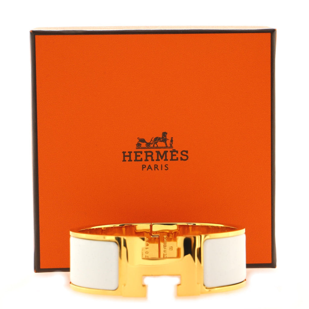 Clic Clac H Bracelet Enamel Wide