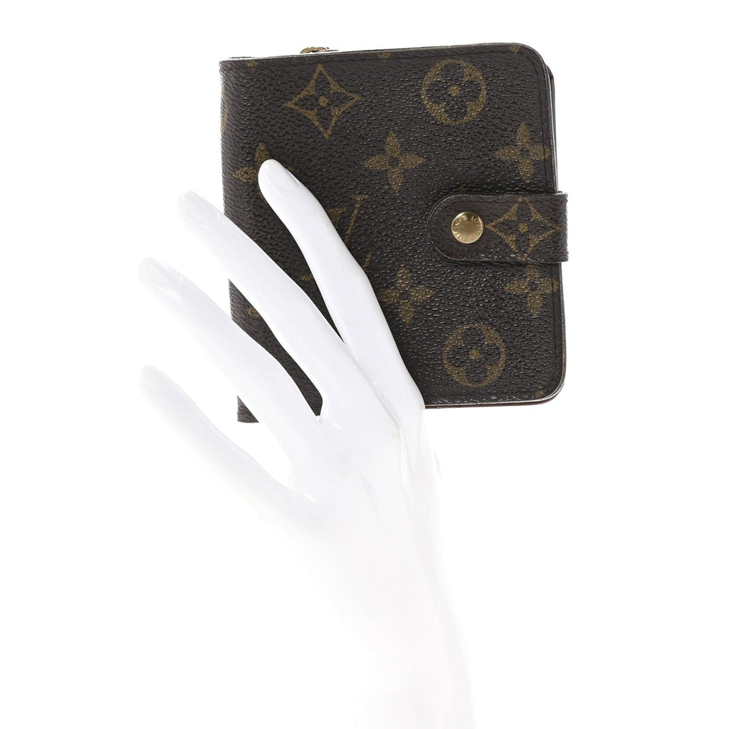 Monogram Compact Zippe Zipped Wallet