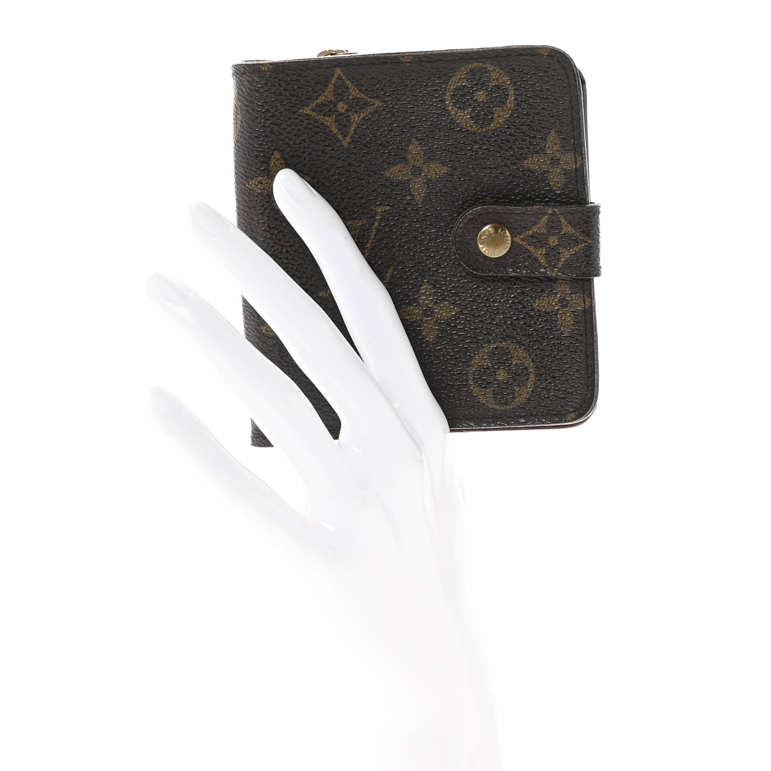 Monogram Compact Zippe Zipped Wallet