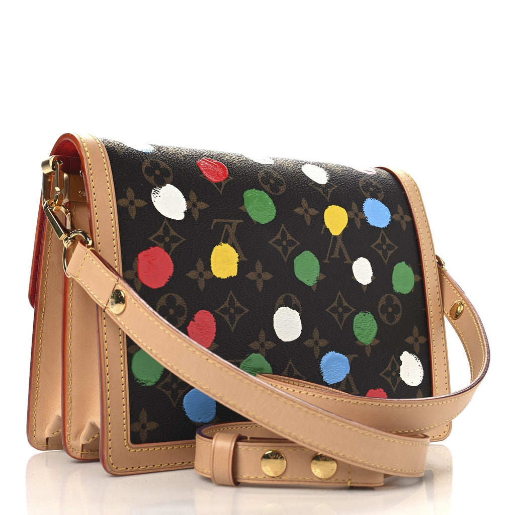 LV X YK Monogram Dots Dauphine MM Multicolor