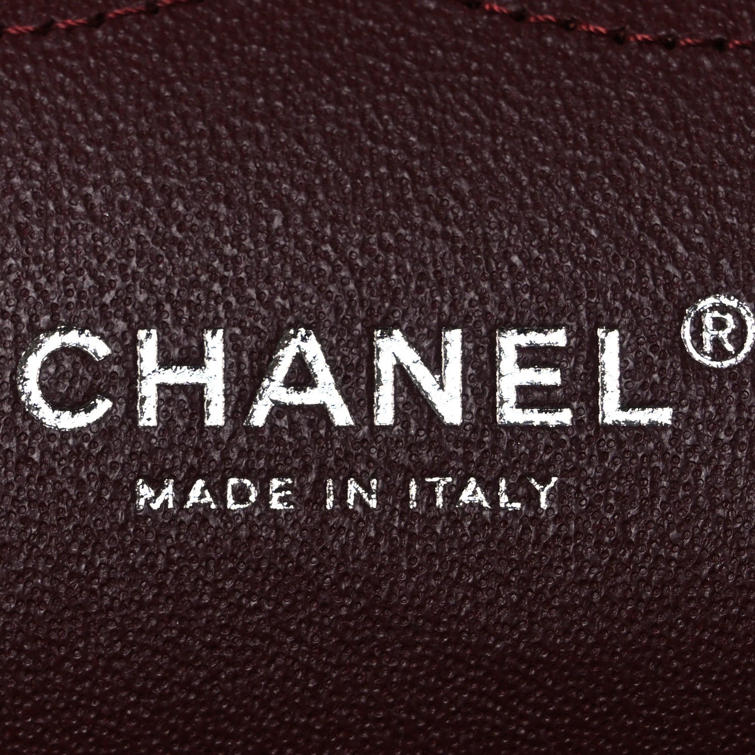Lambskin Quilted Jumbo Double Flap Burgundy