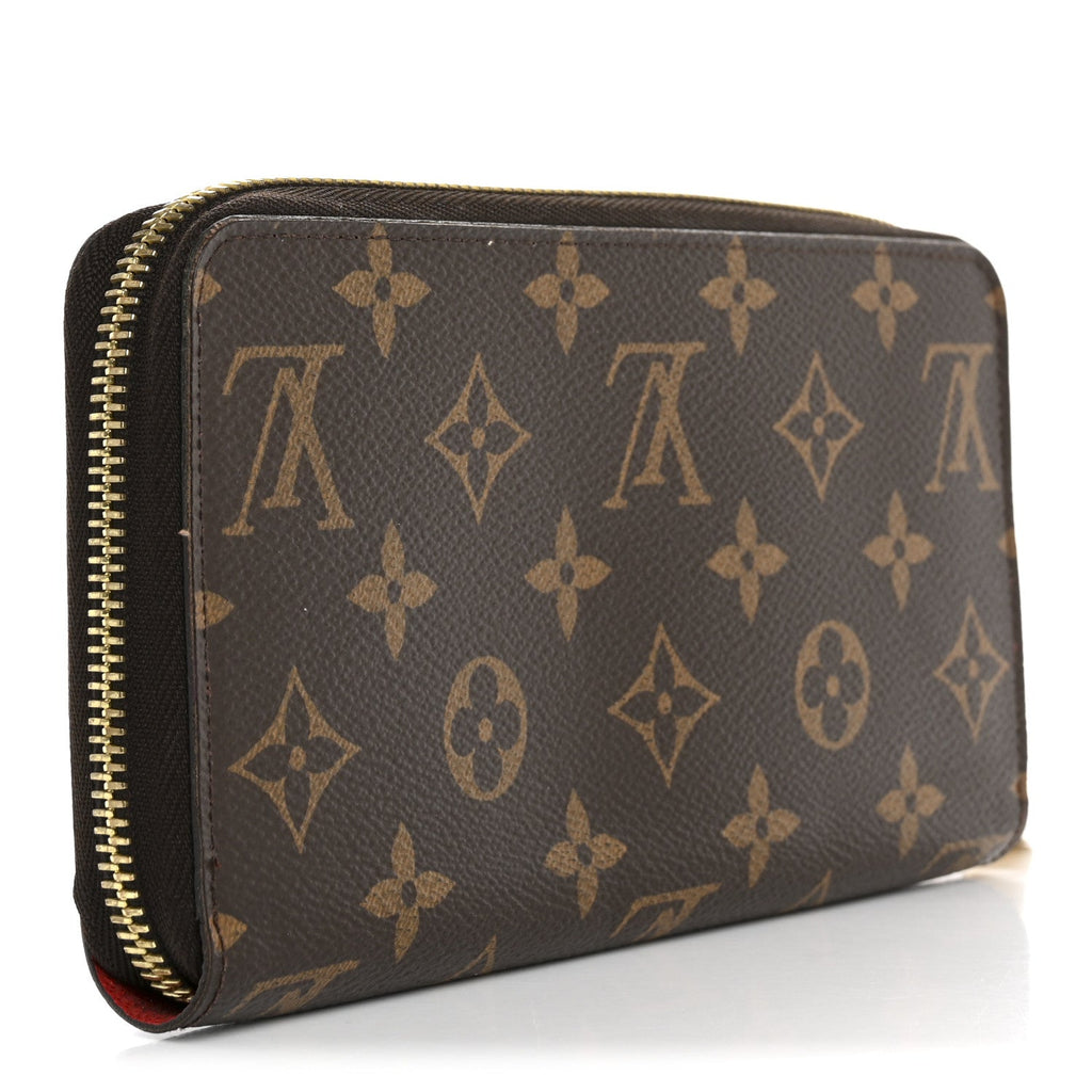 Monogram Zippy Wallet Coquelicot