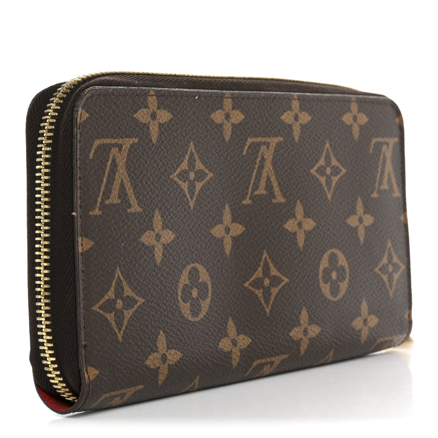 Monogram Zippy Wallet Coquelicot