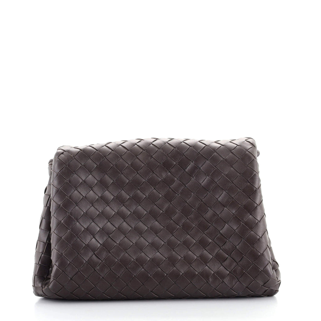 Compartment Flap Clutch Intrecciato Nappa Medium