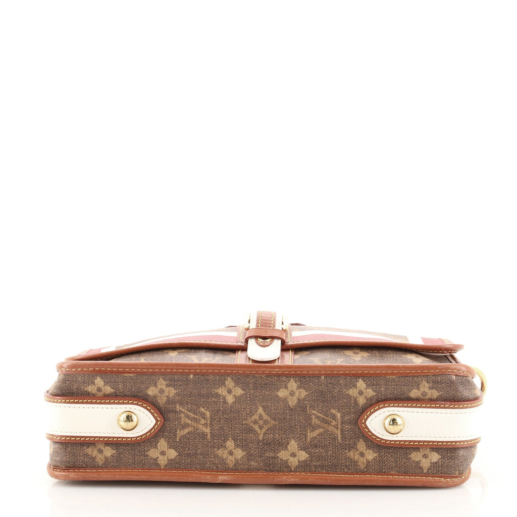 Tisse Porte Clutch Limited Edition Monogram Rayures