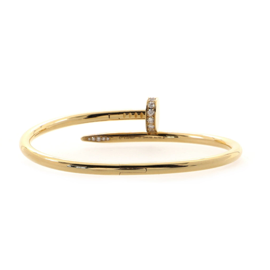 Juste un Clou Bracelet 18K Yellow Gold with Diamonds Classic