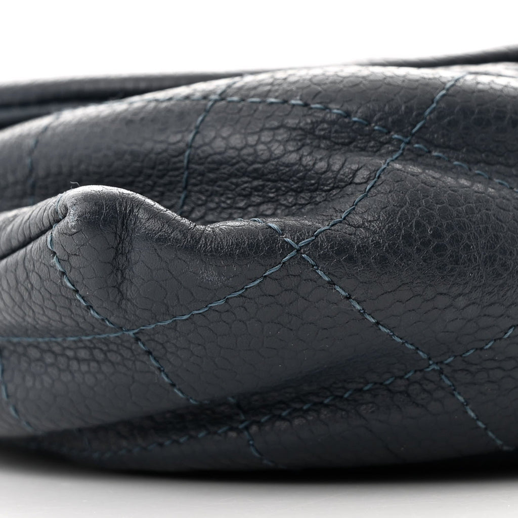 Caviar Half Moon Wallet On Chain WOC Dark Blue