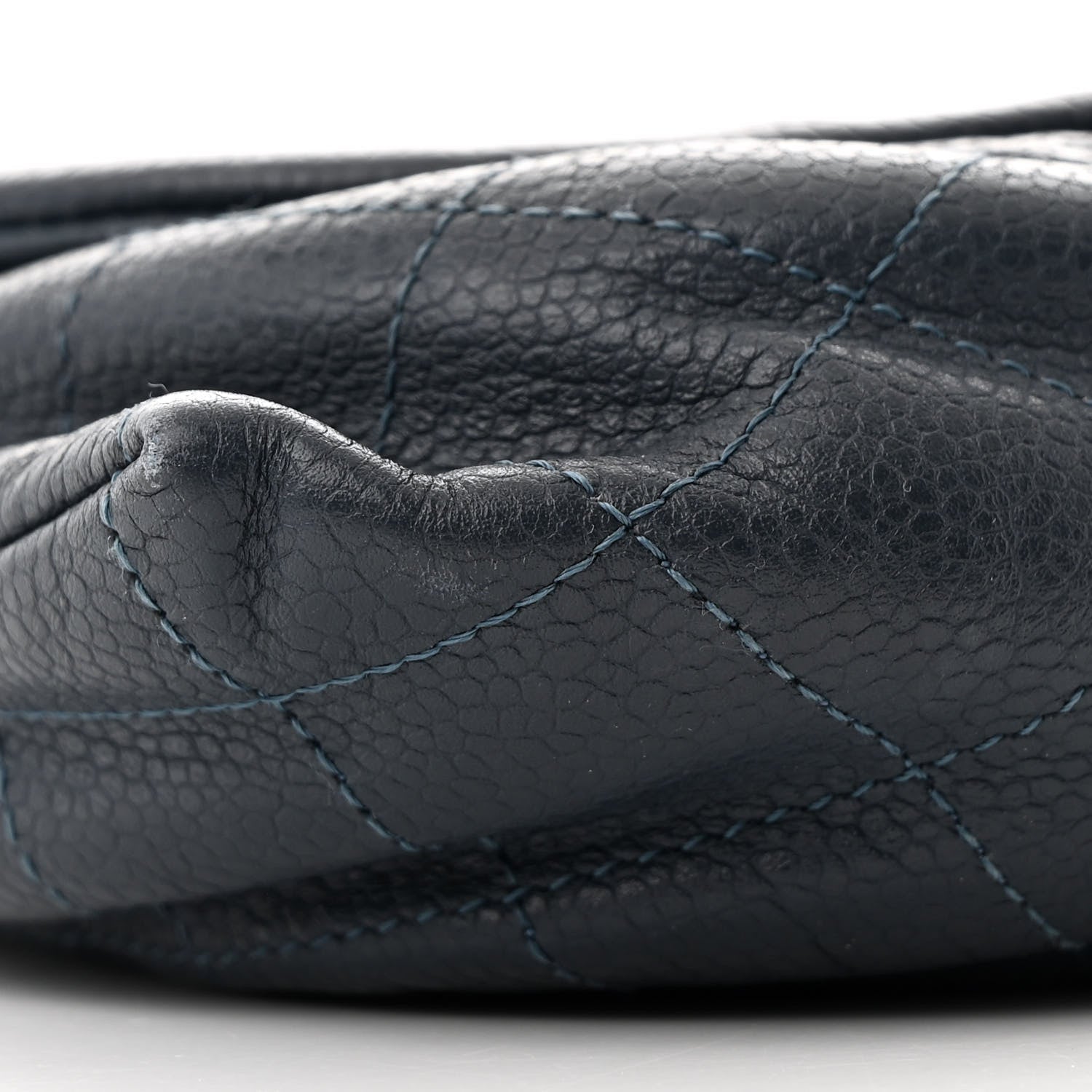 Caviar Half Moon Wallet On Chain WOC Dark Blue