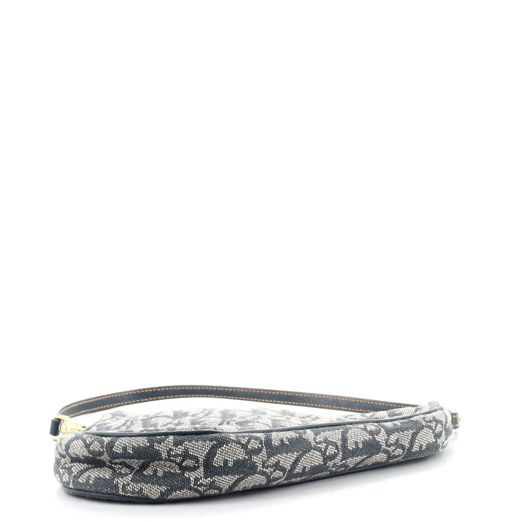 Vintage Saddle Bag Diorissimo Canvas Mini