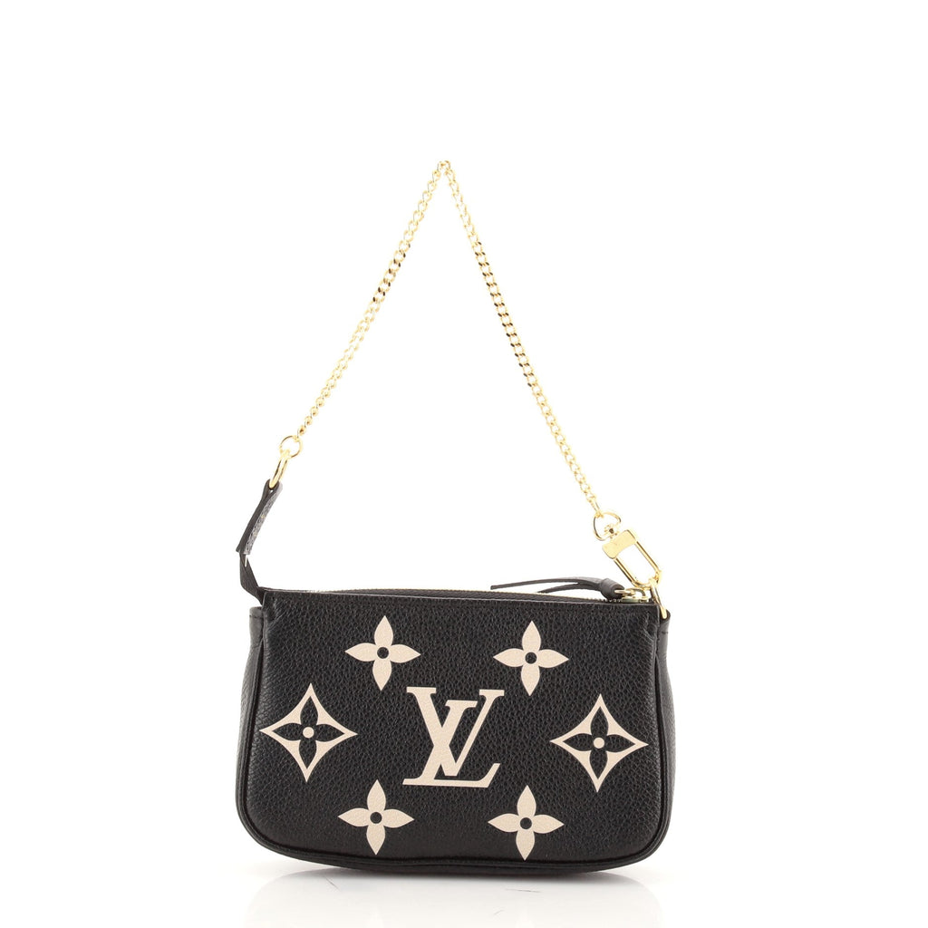 Pochette Accessoires Bicolor Monogram Empreinte Giant Mini