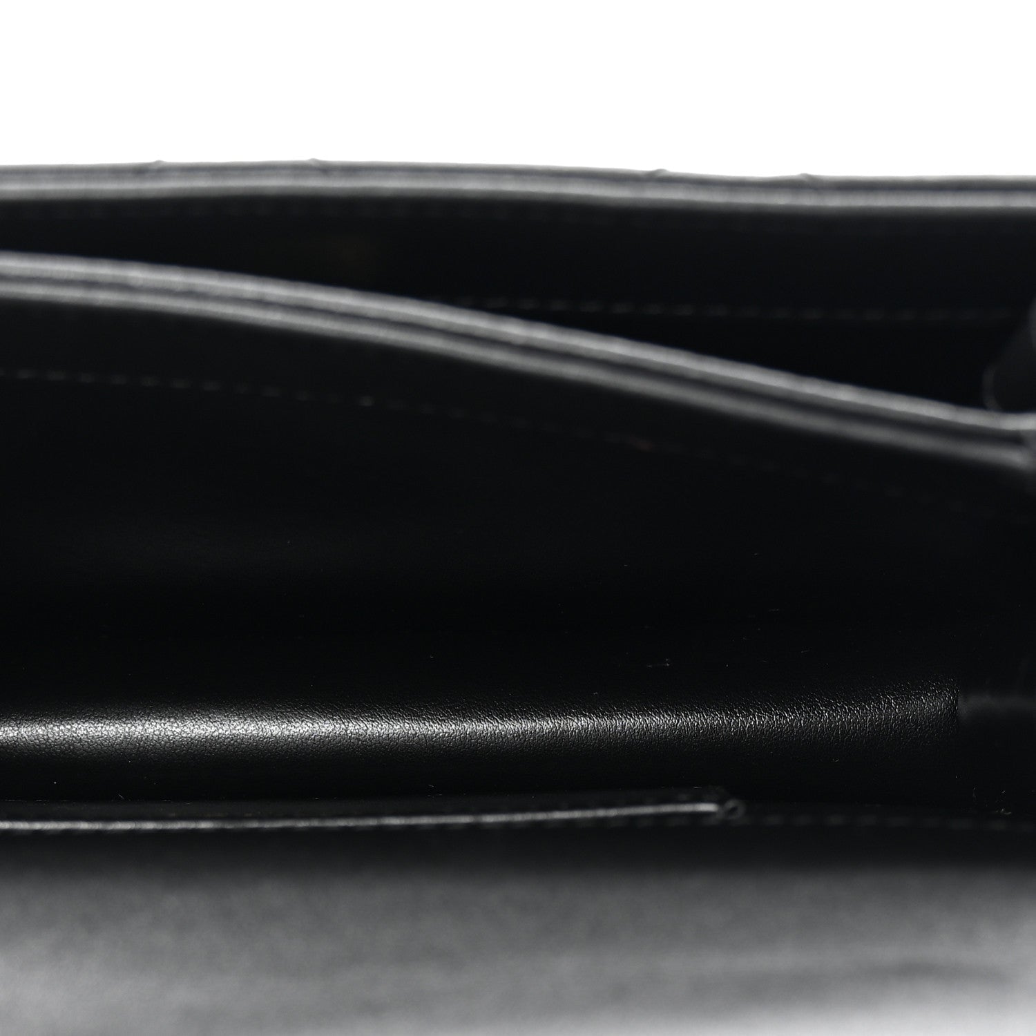 Shiny Calfskin Quilted Mini Metal Top Handle Flap Black