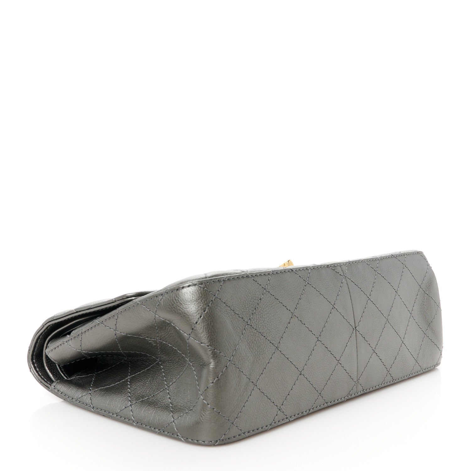Metallic Calfskin Quilted 2.55 Reissue 226 Flap Charcoal