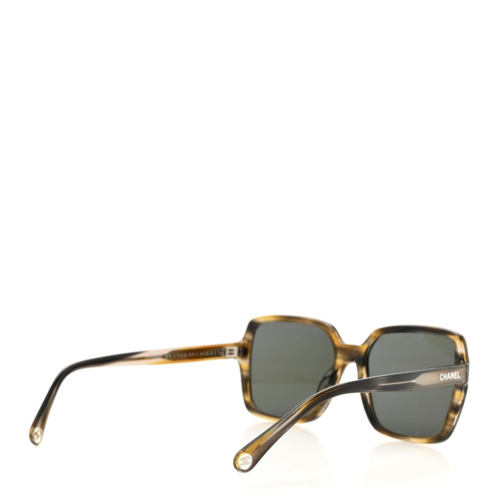 Acetate Square Sunglasses 5505 Brown