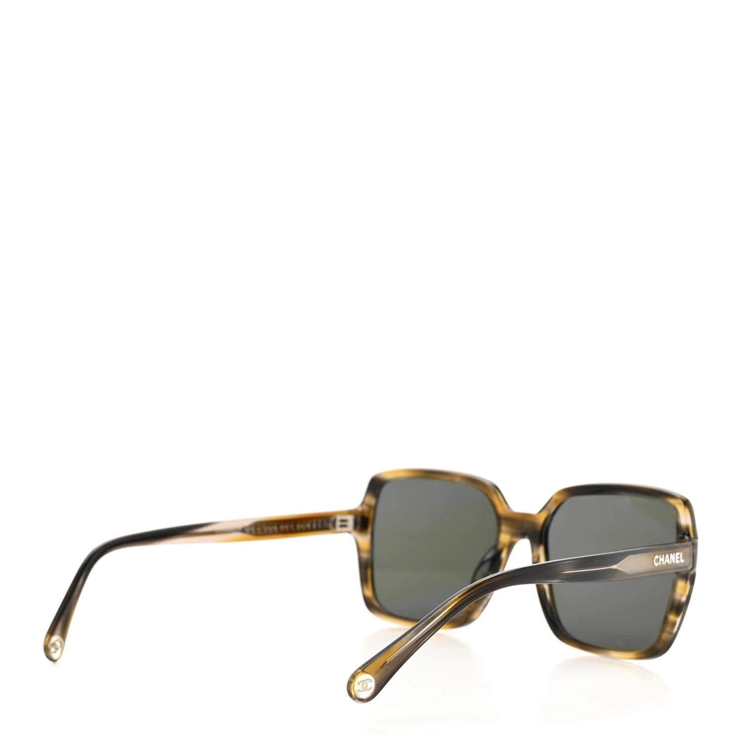 Acetate Square Sunglasses 5505 Brown