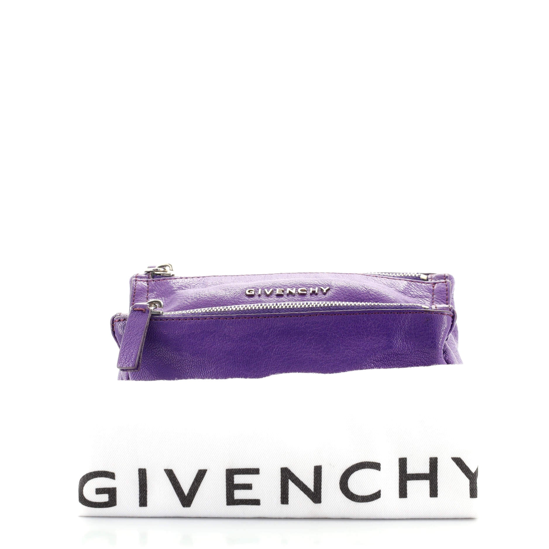 Pandora Wristlet Clutch Leather