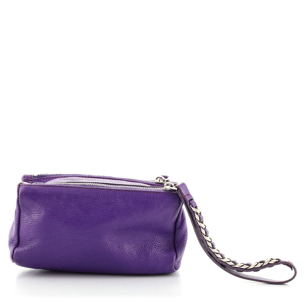 Pandora Wristlet Clutch Leather
