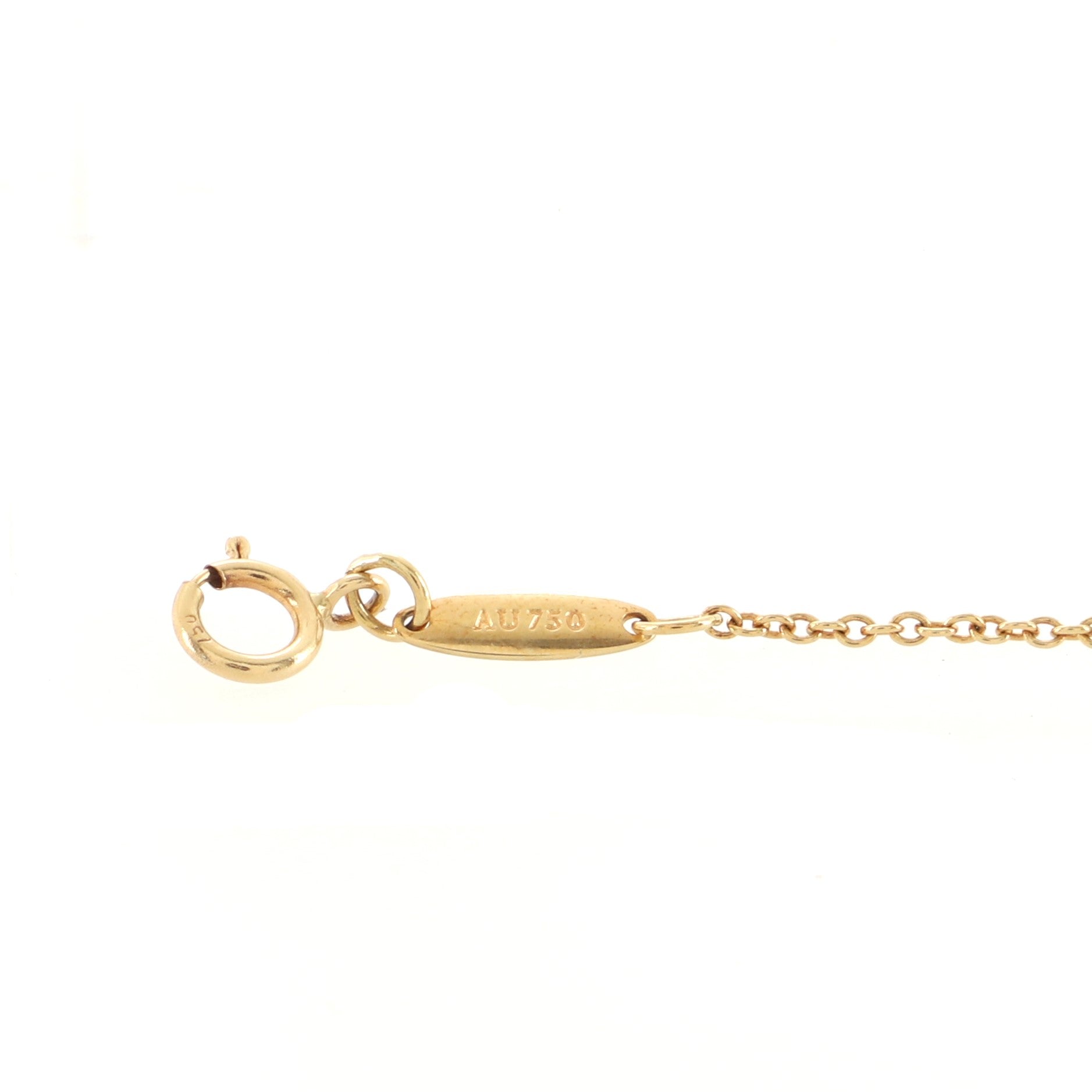 Elsa Peretti Open Heart Pendant Necklace 18K Yellow Gold 11mm