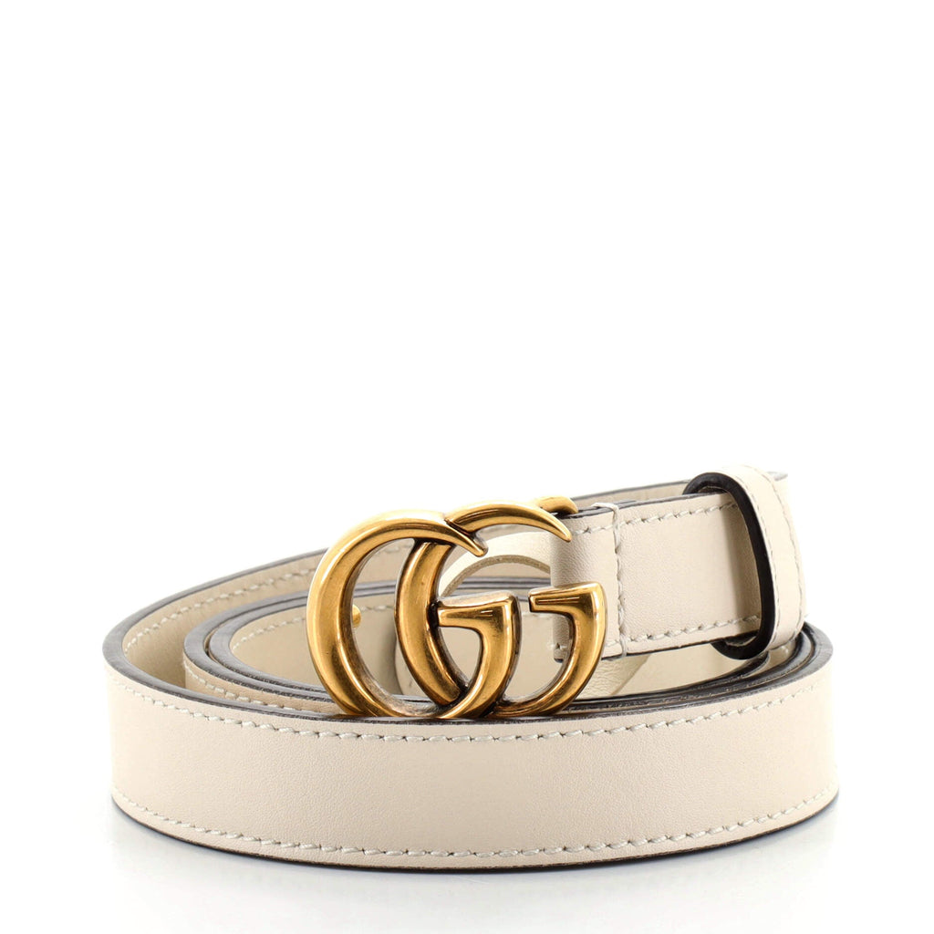 GG Marmont Belt Leather Thin 80