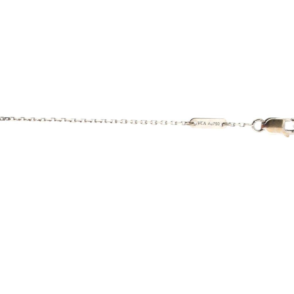 Sweet Alhambra Butterfly Bracelet 18K White Gold and Turquoise