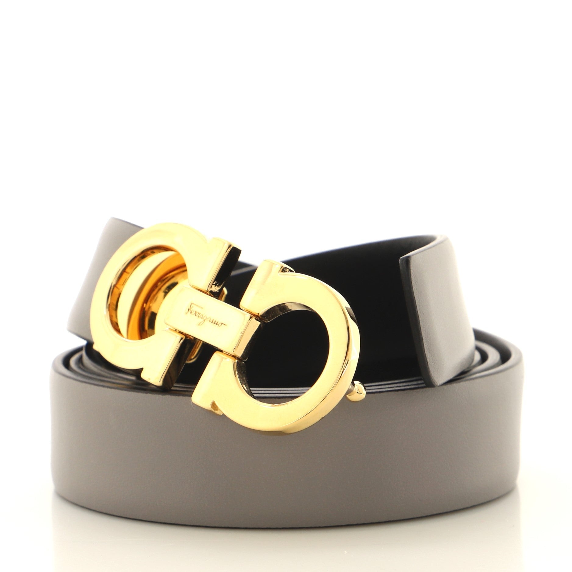Gancini Belt Leather Thin 85