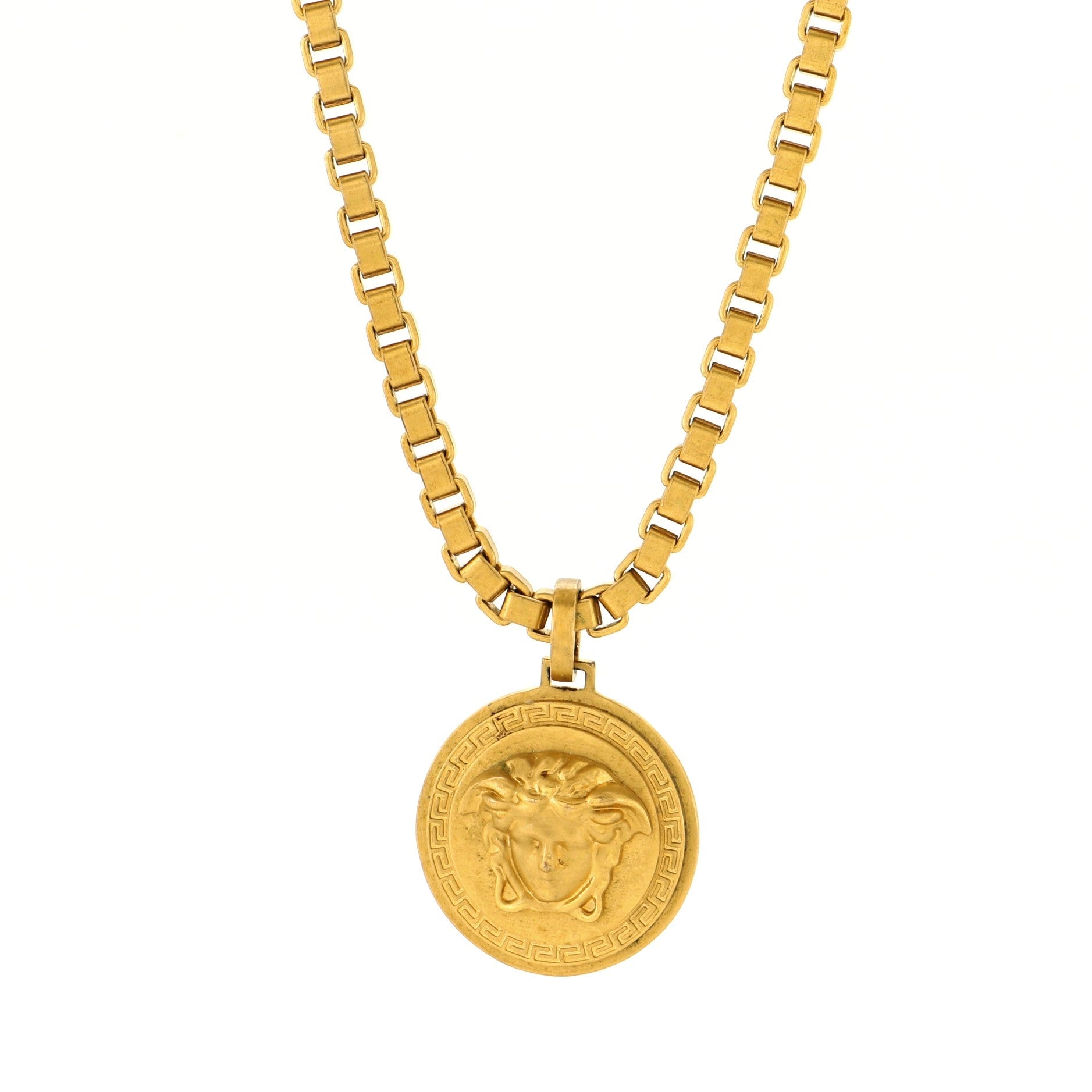 Medusa Pendant Necklace Metal