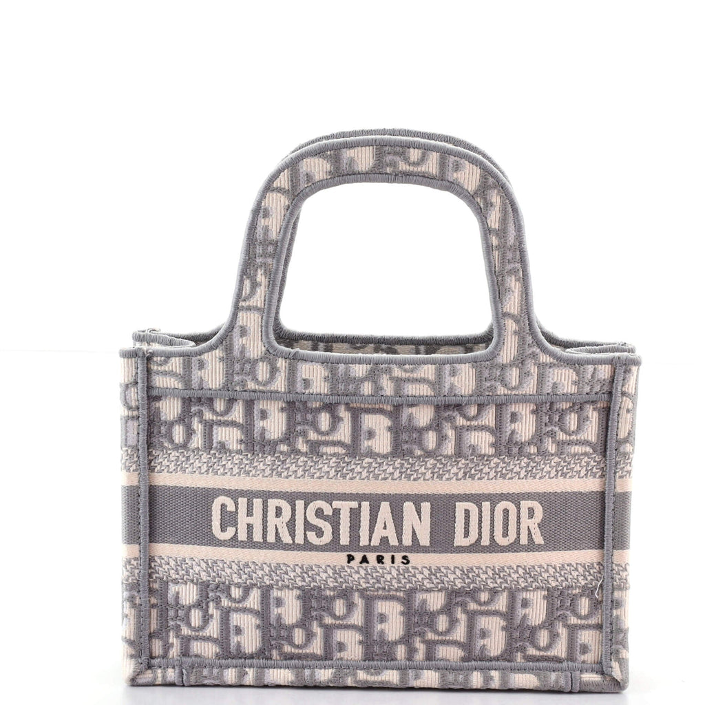 Book Tote Oblique Canvas Mini