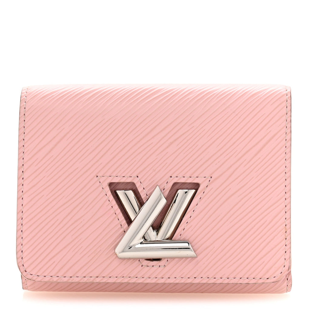 Epi Twist Compact Wallet Rose Ballerine