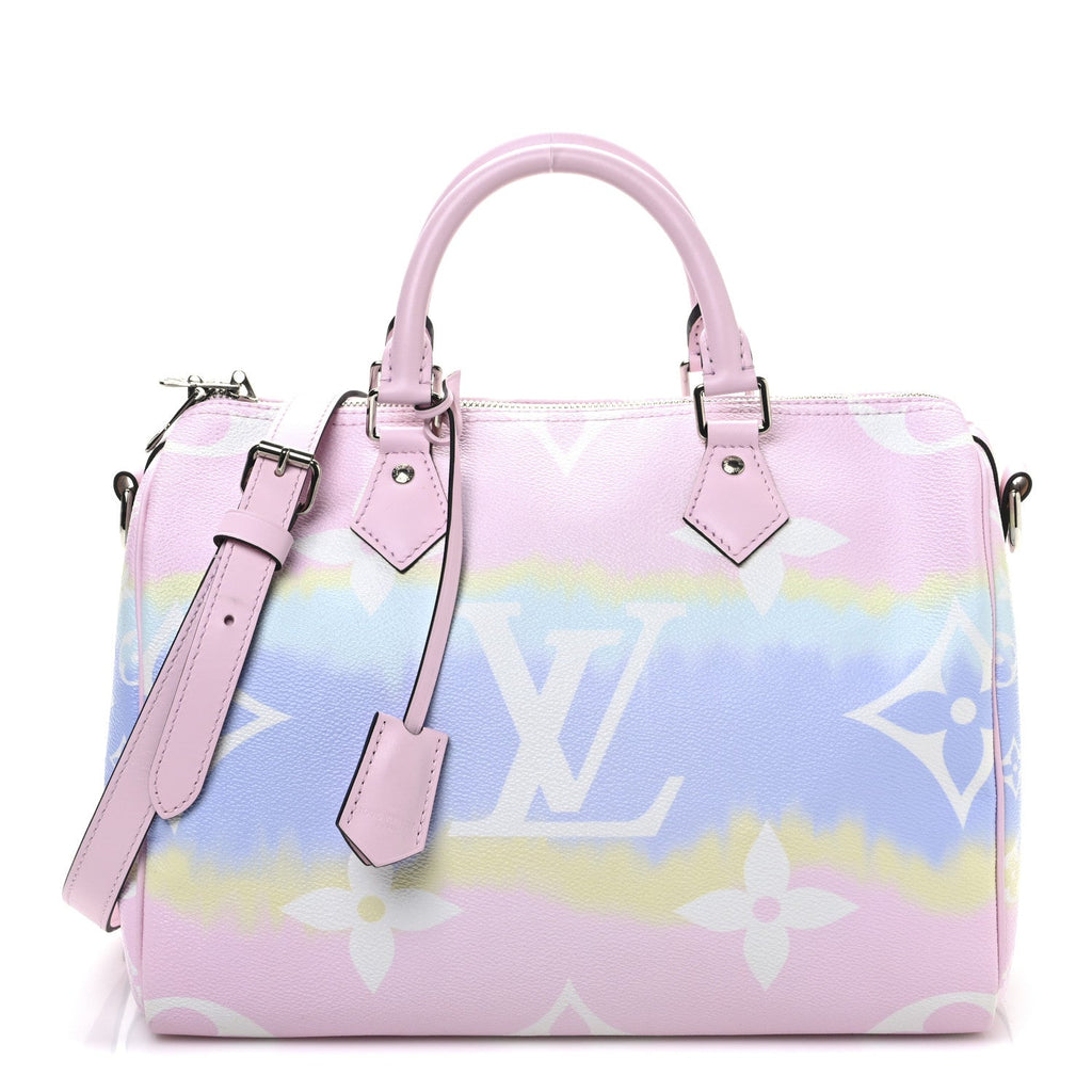 Monogram Escale Speedy Bandouliere 30 Pastel
